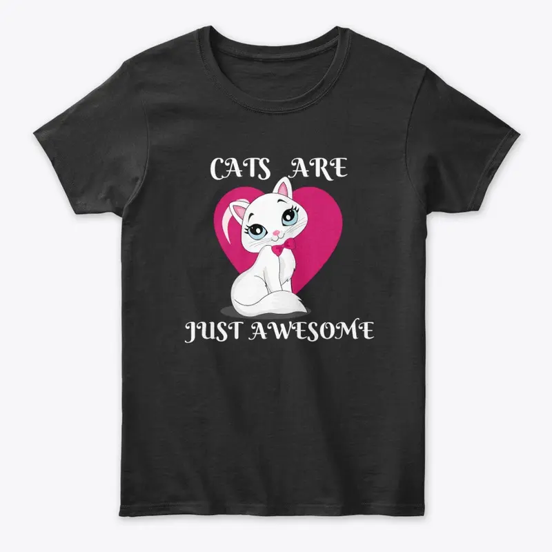 Cute Cat Design T-Shirt