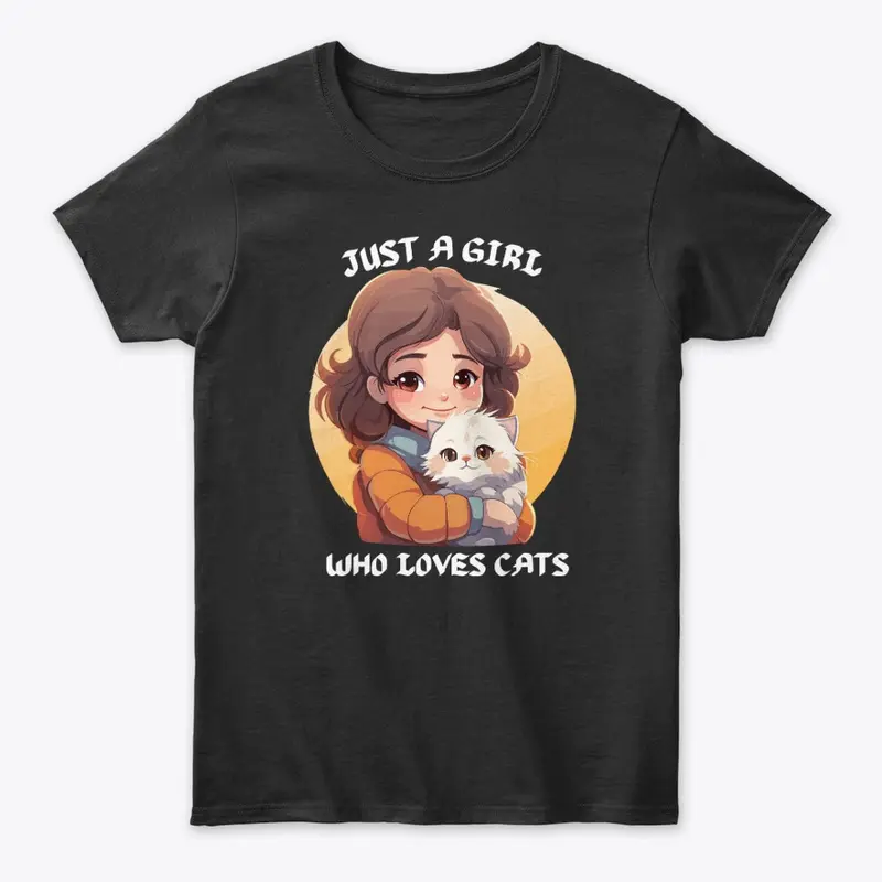 Just A Girl Who Loves Cats Design